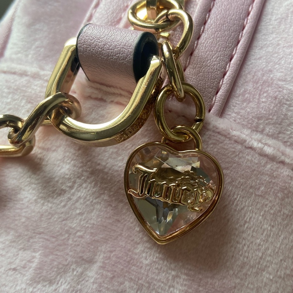 Juicy Couture Light Pink Satchel with Heart Accent - Picture 6 of 11
